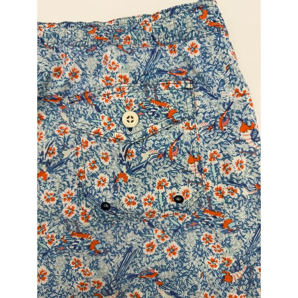 J. Crew Men's Vintage Floral Swim Trunks - size XL